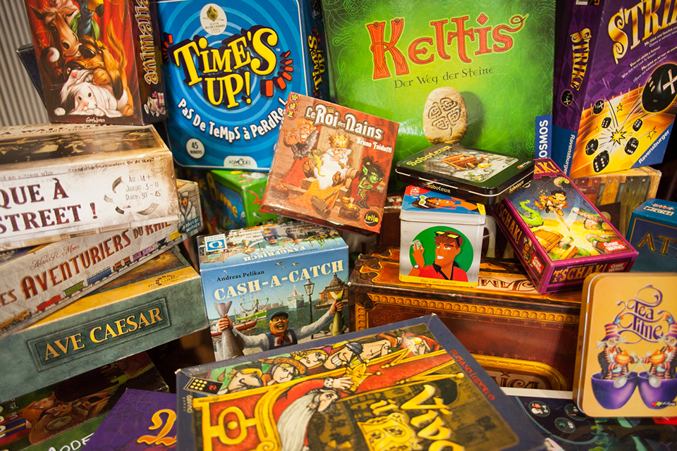Large choix de jeux de société